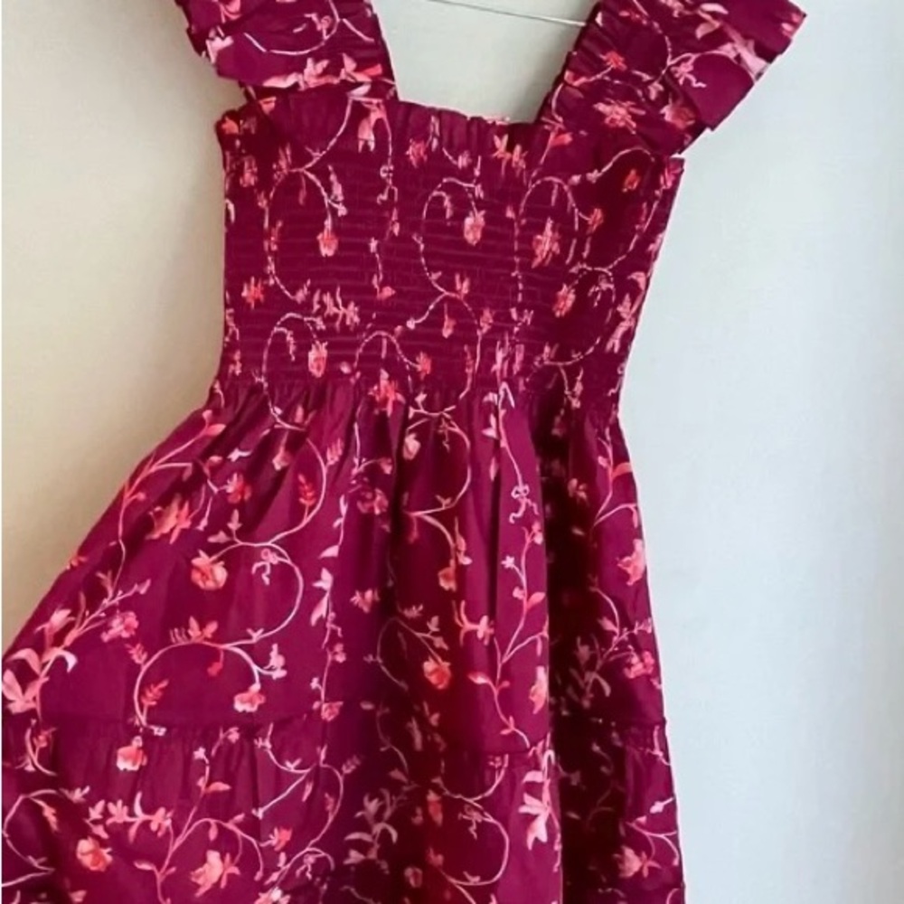 Hill House Red Floral Maxi Dress